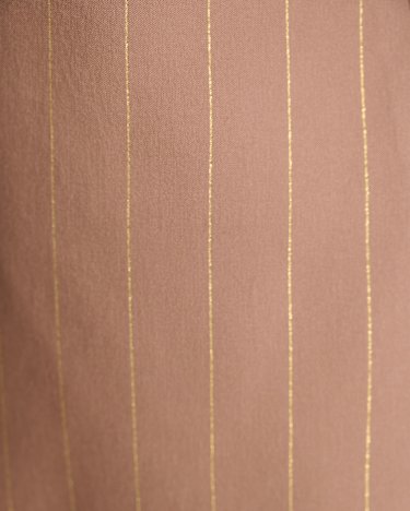 Mina Lurex Pinstripe Jacket in TAN