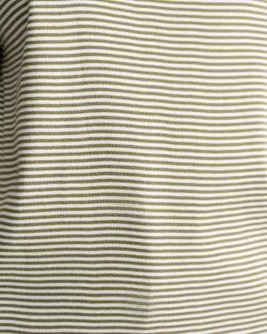 Heidi Oversized T-Shirt in KHAKI/WHITE