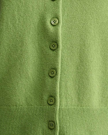 Sunshine Wool Cardigan in AVOCADO