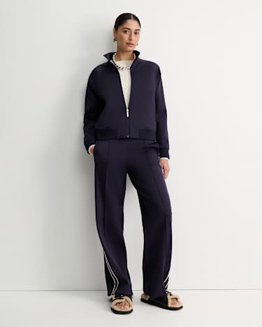 Lina Track Jacket in NAVY MULTI