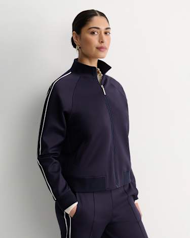Lina Track Jacket in NAVY MULTI