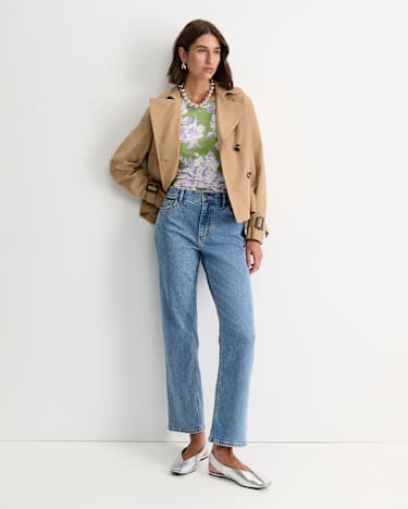 Bloom Liberty Long Sleeve Magic Tee in GREEN
