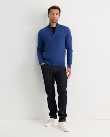 William Straight Leg Jean in RAW WASH