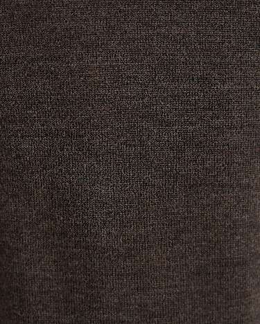 Henry Merino Quarter Zip Knit in TRUFFLE