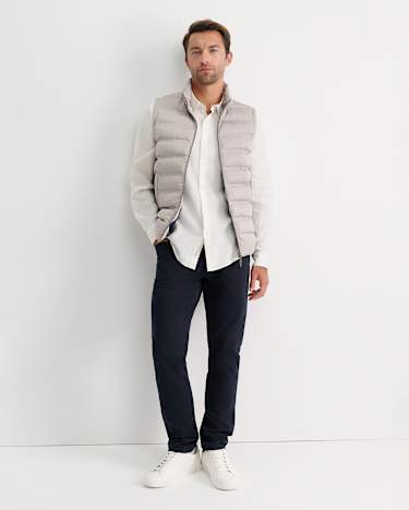 Curtis Puffer Vest in SILVER
