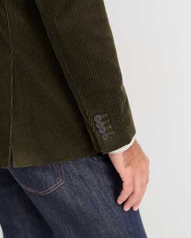 Caulfield Cord Blazer in KHAKI