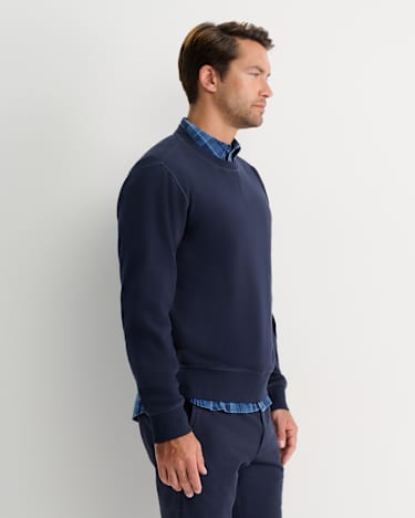 SC Crew Neck Sweat in NAVY