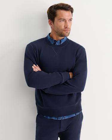 SC Crew Neck Sweat in NAVY