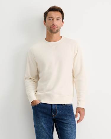 SC Crew Neck Sweat in MILK