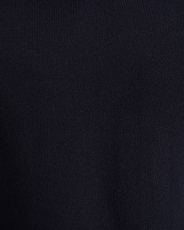 Merino V-Neck Knit in NAVY
