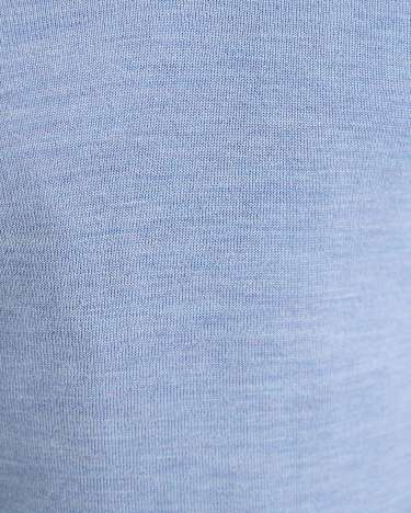 Merino V-Neck Knit in ICE BLUE