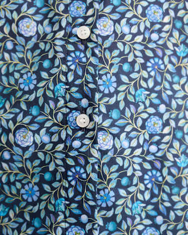 Zara Liberty Long Sleeve Shirt in NAVY MULTI