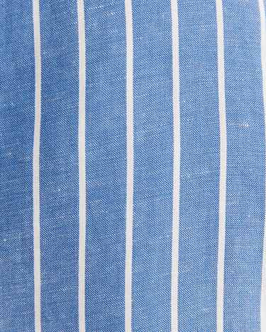 Hera Stripe Shirt Dress in BLUE/WHITE