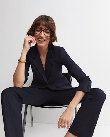 Yvette Blazer in NAVY