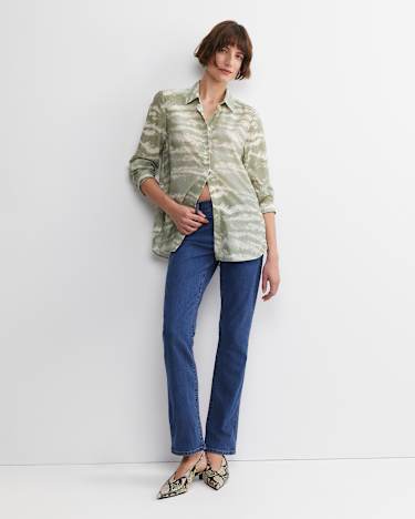 Bell Long Sleeve Shirt in GREEN