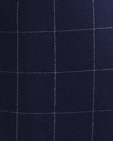 Chiara Check Vest in NAVY