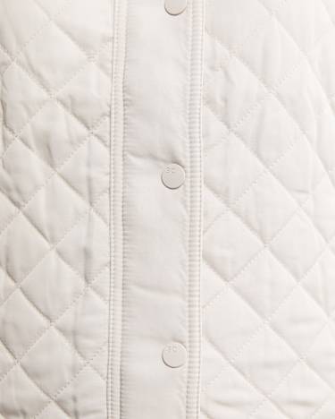 Vera Quilted Jacket in CHALK