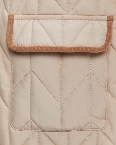 Gillian Lightweight Quilted Jacket in CANVAS
