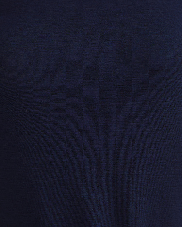 Gigi Babywool Mock Neck Top in NAVY
