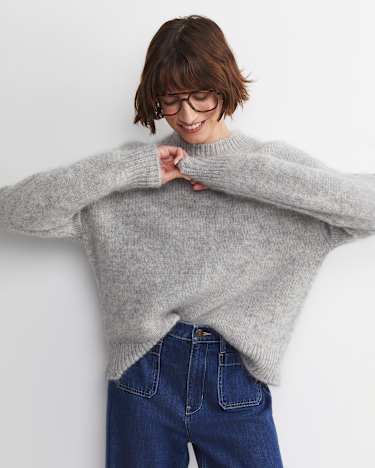 Sarish Chunky Sweater in GREY MARLE