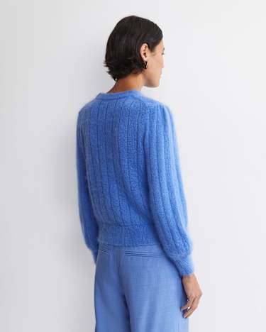 Tatiana Mohair Sweater in BELLE BLUE