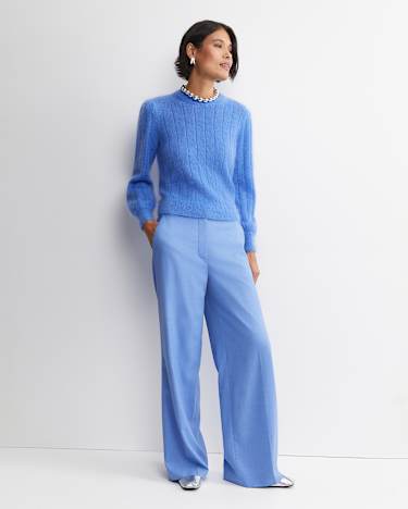 Tatiana Mohair Sweater in BELLE BLUE