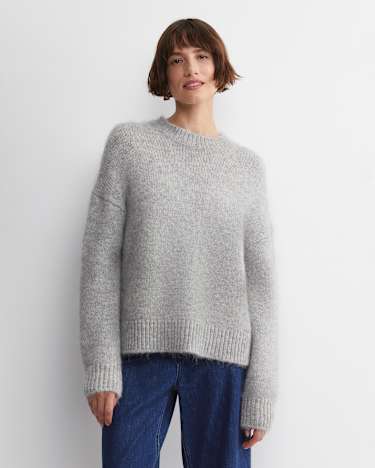 Sarish Chunky Sweater in GREY MARLE