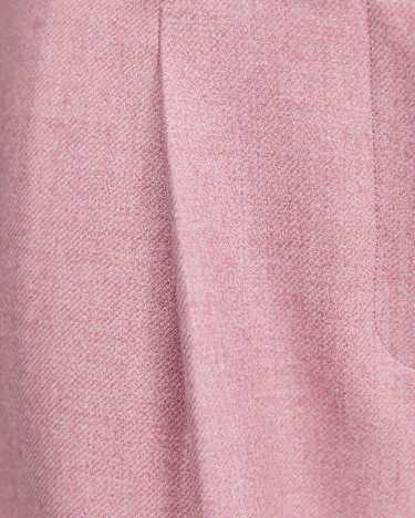 Frankie Wide Leg Pleat Pant in DUSTY PINK