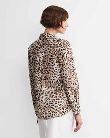 Leo Cotton Silk Shirt in MULTI