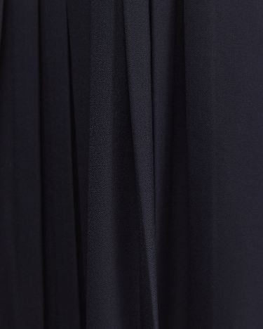 Wren Pleated Midi Skirt in NAVY