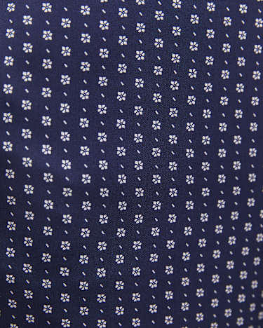 Geo Wide Leg Pant in NAVY/WHITE