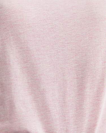 Joanna Cotton Melange Tee in PINK MELANGE