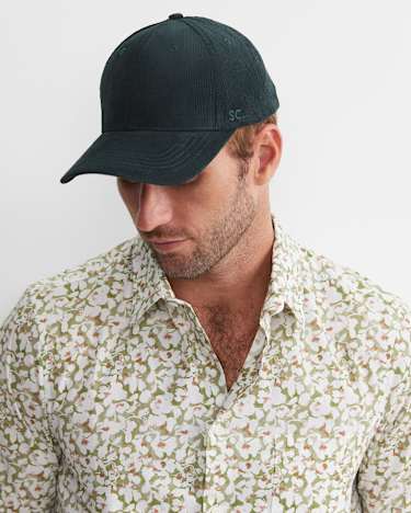 SC Logo Cord Cap in FOREST