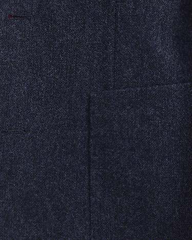 Max Washed Wool Item Jacket in NAVY