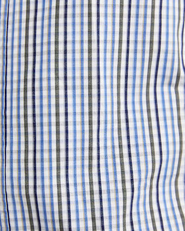 Gibson Long Sleeve Check Shirt in COBALT