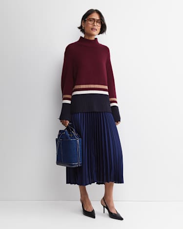 Sunshine Colour Block Sweater in MULTI