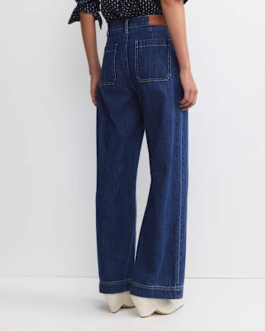 Nili Wide Leg jean in BLUE WASH