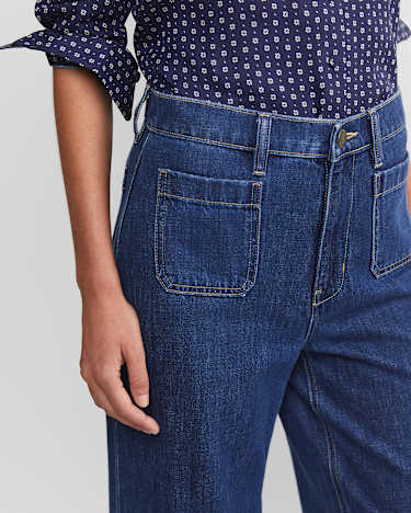 Nili Wide Leg jean in BLUE WASH