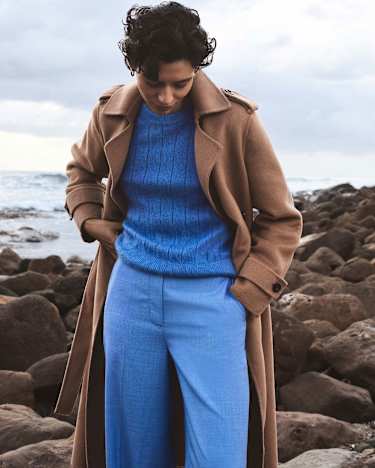 Tatiana Mohair Sweater in BELLE BLUE