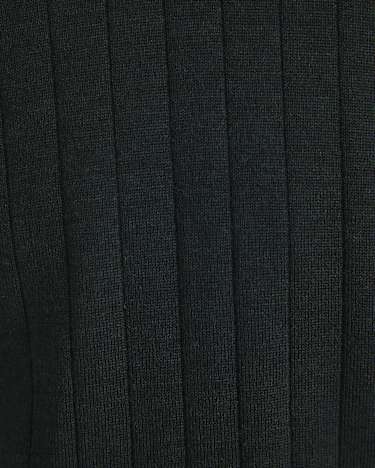 Angus Merino Long Sleeve Knit Polo in FOREST
