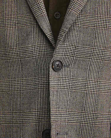 Tilbury Check Item Jacket in BROWN/NATURAL