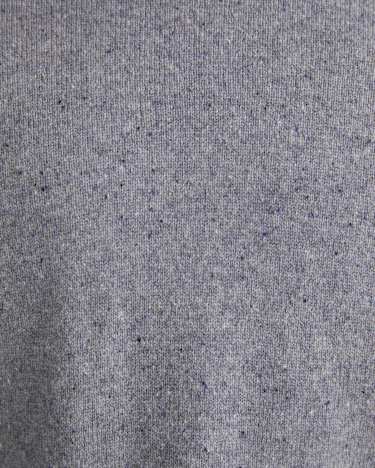 Noah Speckled Merino Crew Knit in GREY/MULTI
