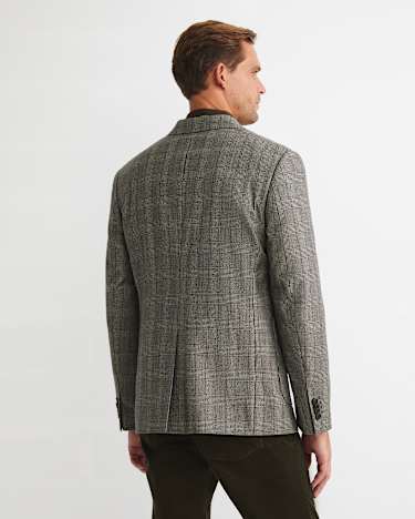 Tilbury Check Item Jacket in BROWN/NATURAL