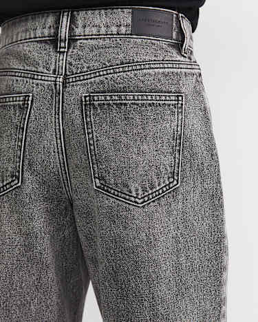 Pippa Barrel Jean in WASHED BLACK