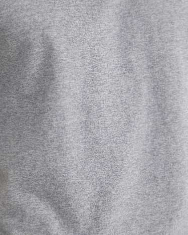 SC Zip Funnel Neck Top in GREY MELANGE