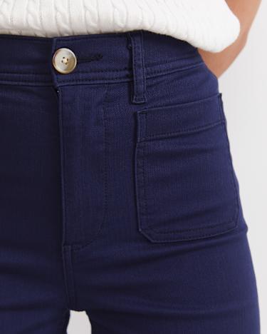 Nili Wide Leg Jean in NAVY