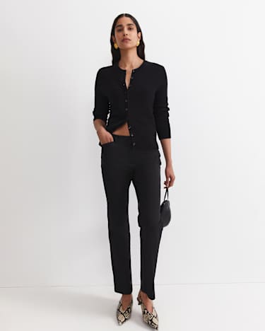 Eva Full Length Pant in BLACK
