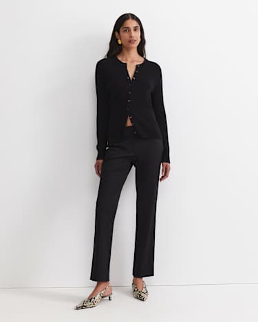 Eva Full Length Pant in BLACK