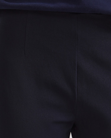 Felicity Flat Front Slim Pant in NAVY