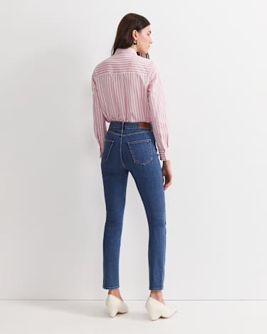 Jackie High Waist Skinny Jean in MID WASH